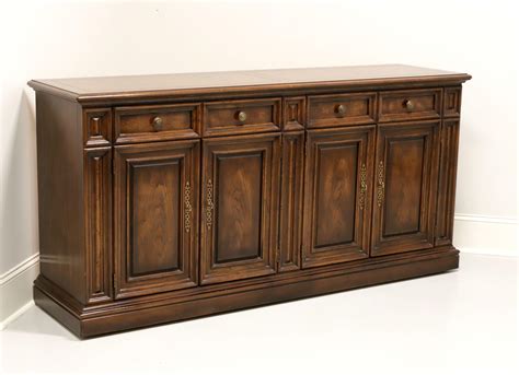 cogal credenza tudor|HENREDON Four Centuries Tudor Style Oak Buffet / Credenza.